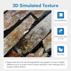 COMSTICKC 3D Faux Stone Wall Panel Peel and Stick Wall Sticker, Ultra-Light - Image 4