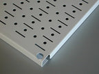 Wall Control Pegboard 32in x 16in Red Metal Pegboard Tool Board Panel - Image 5