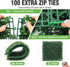 KASZOO 24 Pack 20"x20" Grass Wall Panels - Image 4
