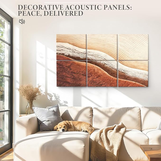 JBER Acoustical Wall Panels, 47.2×27 Inches Art Acoustic Panels, Decorative - Image 6