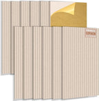 EVERECO 12 Pack Large Acoustic Panels, 47.2×23.6×0.4 inches, Soundproof Panels by Unknown