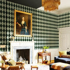 Simon&Siff Retro Peel and Stick Wallpaper Black and Green Wallpaper Vintage - Image 2