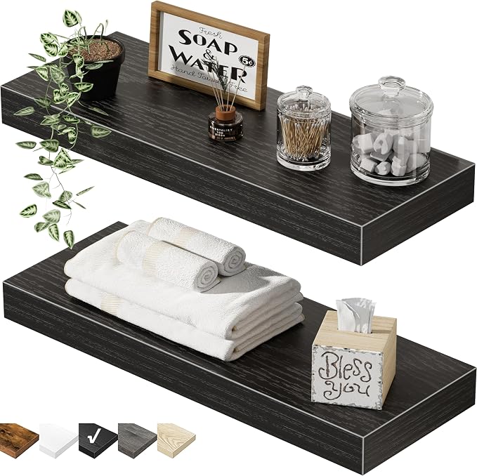 QEEIG Bathroom Floating Shelves by QEEIG