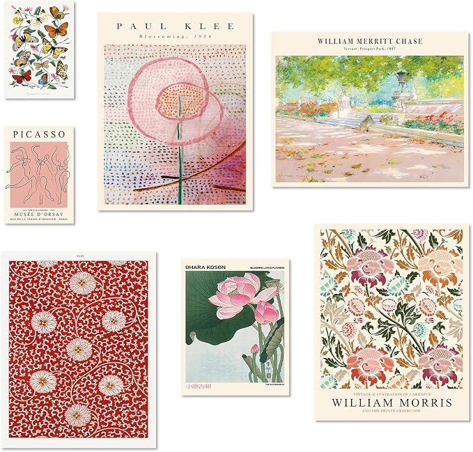 Habseligkeit Flower Posters for Room Aesthetic, Boho Wall Art Prints, Unique - Image 6