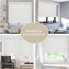 SUNOFF Cordless Blackout Roller Shades Blinds - Image 6