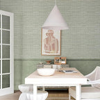 HueBurst Grasscloth Peel and Stick Wallpaper 17.3" x 60" Renter Friendly - Image 4