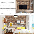 3D Wall Panels Peel and Stick, 10 Pack 3D Waterproof Self-Adhesive Wallpaper - Image 4