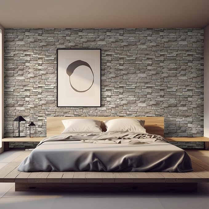 Yutianli 20PSC 3D Wall Panels Peel and Stick Faux Brick Wall Panels - Image 6