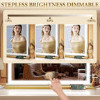 ROLOVE Vanity Mirror with Lights, LED Makeup Mirror, 10X Magnification - Image 2