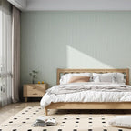 Blue Grasscloth Wallpaper Peel and Stick Fabric Linen Textured 24"x394" Classic - Image 5
