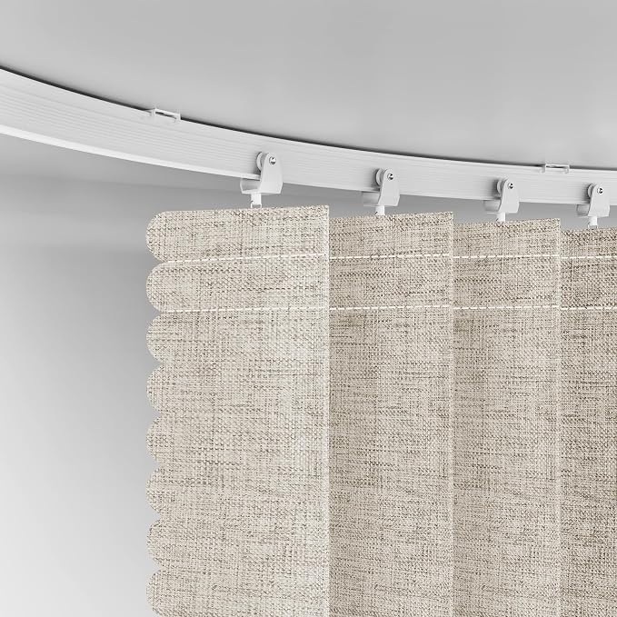 Room Divider Curtain Sets with Flexible Ceiling Track, Privacy Soundproof - Image 4