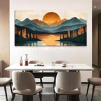 Colorful Mountain Boho Wall Art - Image 2