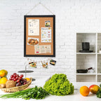 DOLLAR BOSS Cork Bulletin Board 1-Pack 16''X 12'' Double-Sided Cork Boards - Image 7