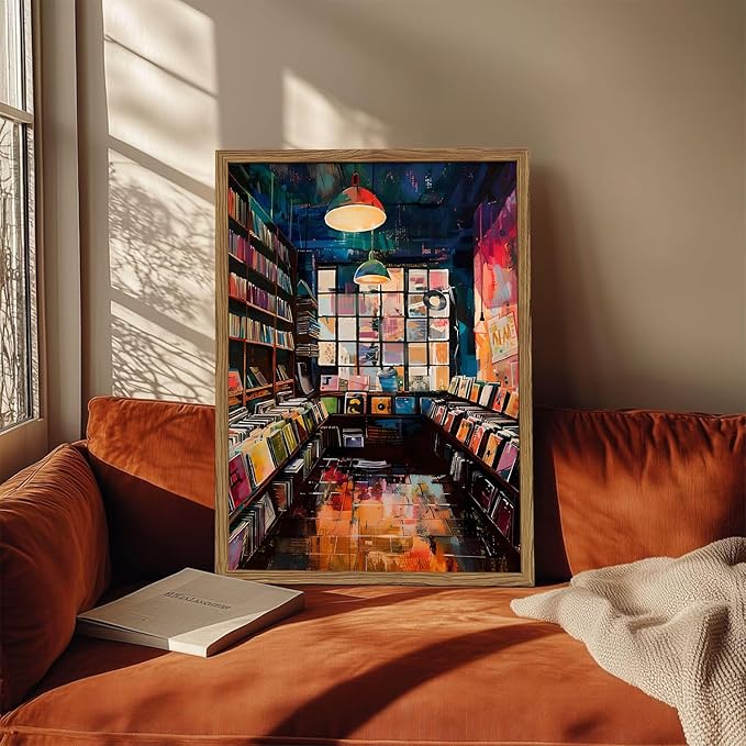 Vintage Album Record Wall Art Retro Album Cover Record Store Wall Painting - Image 4