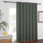 NICETOWN Dark Mallard Curtains for Sliding Glass Door, 84 inch Long, Grommet - Image 7
