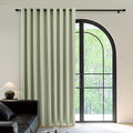 FMFUNCTEX 100% Green Blackout Patio Sliding Glass Door Curtains 84 inch Length by Fmfunctex