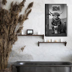 DIHSIEG Inspirational Canvas Wall Art funny bathroom wall art Print Poster - Image 6