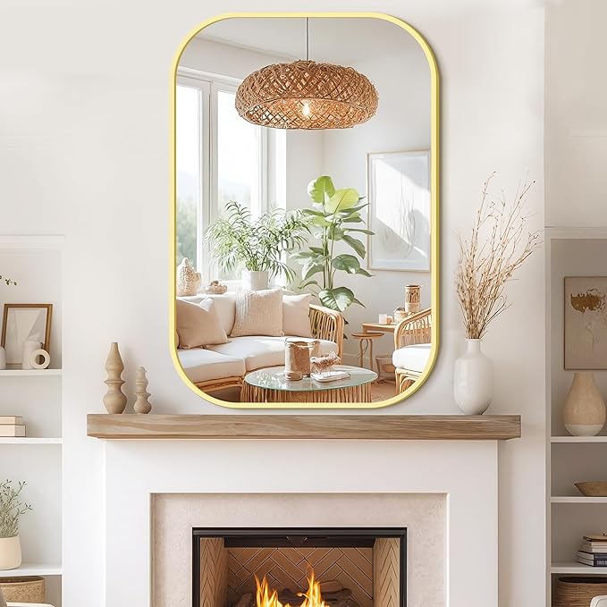 Bathroom Mirror for Wall, HD Reflection Shatterproof Mirror for Living Room - Image 7
