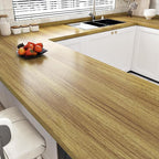 WESTICK Thick Brown Wood Wallpaper Kitchen Countertops Peel and Stick by WESTICK