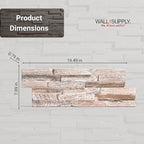 Wall!Supply 3D Wall Panels – Reclaimed Whitewash Asian Teak Wood – Home Decor - Image 5