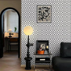Jeweluck Black and White Peel and Stick Wallpaper Black and White Removable - Image 7
