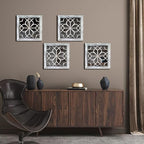 Set of 4 Boho Wall Mirrors - Image 8