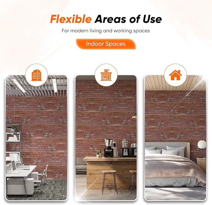 IZODEKOR 3D Wall Panels Brick Effect - Image 9