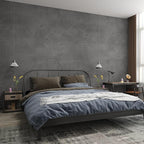 3yecao 24"×197" Thick Dark Grey Black Concrete Wallpaper Waterproof Charcoal - Image 2