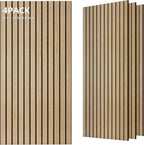 TO-TH Wood-Look Acoustic Panel, 4 Pack 47.2” x 23.6” Soundproof Wall Panels by TO-TH