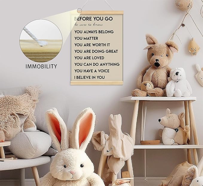 Mental Health Positive Affirmations Inspirational Wall Art Decor, Therapist - Image 5