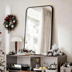 BEAUTYPEAK 24" x 36" Rectangular Aluminum Alloy Frame Wall Mounted Bathroom - Image 8