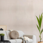 Yancorp 10ft Textured Fabric Wallpaper Faux Grasscloth Khaki Peel and Stick - Image 4