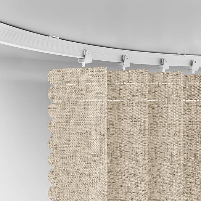 Room Divider Curtain Sets with Flexible Ceiling Track, Privacy Soundproof - Image 5