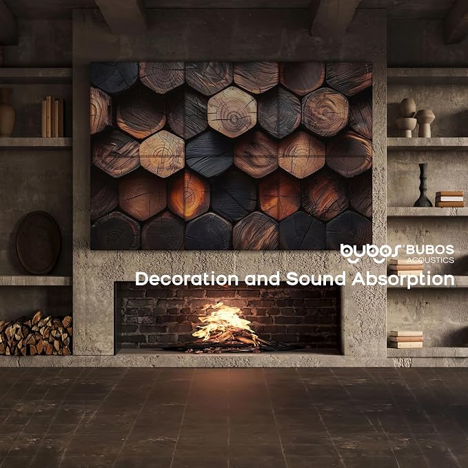 BUBOS 6 Pack Art Acoustic Panels, 70.8" x 47.2" Sound Absorbing Wall Decor - Image 9