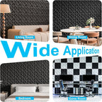 Art3d 33-Pack 3D Wall Panel for Interior Wall Décor, Diamond Textured PVC - Image 8