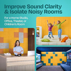 Acoustic Panels 12-Pack Soundproof Wall Panels 12"x12"x0.4" Decorative Sound - Image 7