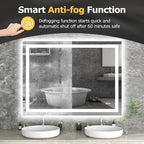 Hivone 48X36 LED Bathroom Mirror - Image 3
