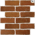COMSTICKC 3D Faux Brick Wall Panels Peel and Stick Wall Stickers, Small Size by COMSTICKCDECOR