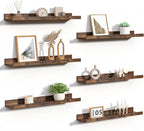 upsimples Floating Shelves for Wall, 23.6 Inch Shelves for Decor Storage Set of by upsimples