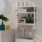 Towel Rack Bathroom Storage Shelves Over The Toilet by PPN