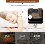 VIKMARI 14 Inch Wooden Wall Clock Battery Operated Retro Rustic Decorative Clock - Image 4