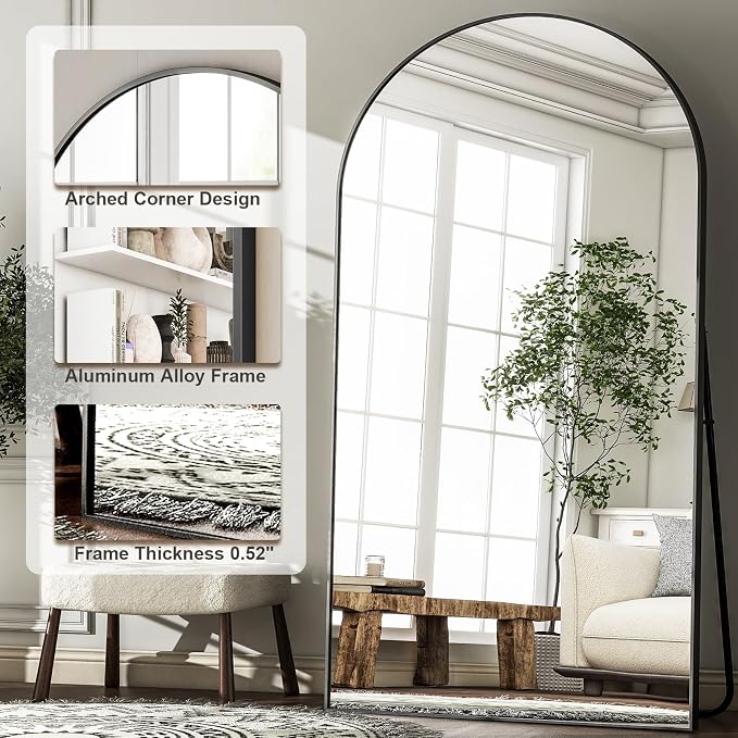 HARRITPURE 86x46 inch Full Length Mirror - Image 4
