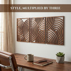 qmmp Modern Wooden Wall Sculptures - Image 3