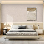 Beige Grasscloth Contact Paper 15.75x196.85inch Peel and Stick Wallpaper - Image 2