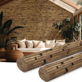 Juexica 2 Pcs Natural Bamboo Wall Panel by Juexica