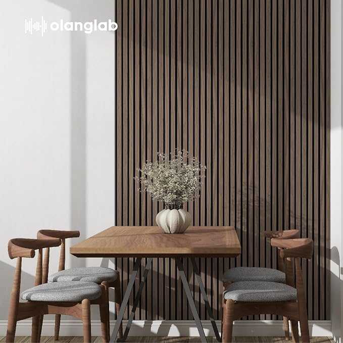 Olanglab Wood Wall Panels 4 Pack, Wood Slat Acoustic Wall Panels, 94.5"x12.6" - Image 9