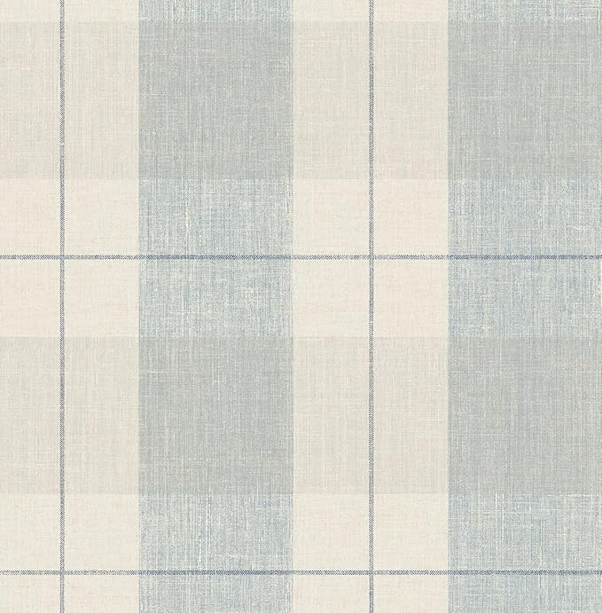 NextWall Lenox Hill Plaid Peel and Stick Wallpaper by NextWall