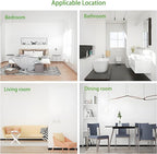 Safiyya 314.9"x17.7" Peel and Stick Wallpaper White Contact Paper Solid Color - Image 6