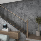 3yecao 48"×197" Extra Wide Thick Dark Blue Grey Concrete Wallpaper Peel and - Image 7