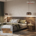 Wall!Supply 3D Wall Panels – Reclaimed Squared Asian Teak Wood – Home Decor - Image 2